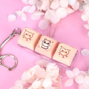 Custom <b>Keyboard</b> Switch Keychain PVC Keycap Relieve Stress Switches <b>DIY</b> Logo Design Keychain Keychain for Personalized Gift - Product Image 1