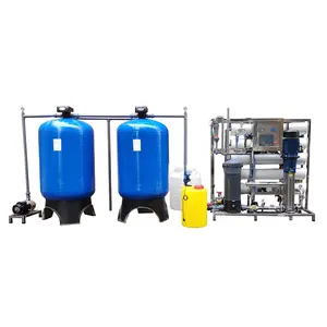 Mesin Pemurni Air Payau 5000L/H, Pabrik Pengolahan Desalinasi Air Sumur Lubang Bor Sistem Osmosis Terbalik