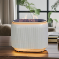 Diffuseur d'huile essentielle électrique ultrasonique le plus vendu avec humidificateur de parfum d'air USB de conception de flamme de feu
