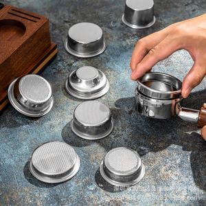 Bol à café semi-automatique italien en acier inoxydable 51/54/58 pour dose simple et double, tamis filtrant pour poudre de café - Product Image 2
