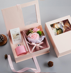 Set de Regalo de Lujo al por Mayor <span class=keywords><strong>para</strong></span> el Día de San Valentín: Ramo de Flores, Jabón de Rosas, Difusor de Varillas y Caja de Regalo de 120ml con Etiqueta Privada - Product Image 1