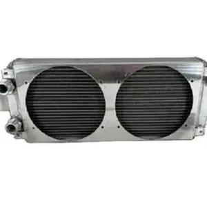 Full Size Tucked Aluminum Radiator Suitable for Honda Acura B Series K Series D Series 16AN Shroud