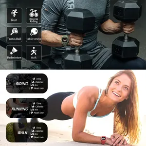 <strong>Smart</strong> <strong>Watch</strong> Men Fitness Tracker Message Push Heart Rate Monitor Clock Smartwatch Women for Android Touch Screen <strong>Build</strong> in <strong>Flash</strong> - Product Image 4