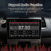 Autoradio multimédia universel 2 DIN 7 pouces avec GPS, Carplay, Android Auto, musique, Bluetooth, radio FM, entrée caméra de recul