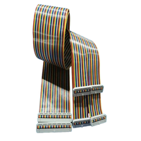 Câble ruban gris standard 64 broches, espacement 32 broches, pas de 2,54 mm, longueur 50 cm, âme en cuivre, isolation PVC, pour la conception de machines électroménagères