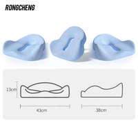 Coussin de siège de voiture ergonomique en mousse à mémoire de forme et gel, nouveau design, pour soutien lombaire et coccyx, soulagement de la sciatique, amovible