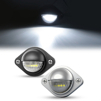 Éclairage de plaque d'immatriculation de voiture LED, lumière blanche arrière et latérale, 12V 24V pour camion, remorque, étanche IP65, lumière blanche 6000K