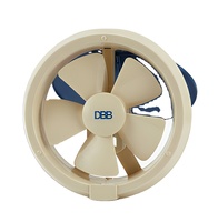 Ventilador de Extracción Doméstico con Ventana Circular de Vidrio y Motor PP de 6 Pulgadas, Ventilador de Ventilación Silencioso