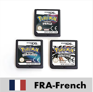 Cartucho de Juego de Plástico de Alta Calidad con Diseño de Perla y Diamante Francés para DS 2DS - Product Image 1