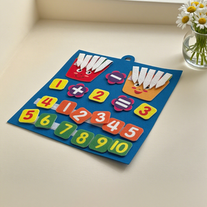 Libro de cuentos educativo estereoscópico 3D para niños, tablero de Aprendizaje Temprano de arcoíris no tejido, nuevo tablero ocupado de fieltro para edades de 2 a 4 años - Product Image 4