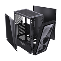 LOVINGCOOL özel ATX CPU RGB masa cam PC oyun bilgisayarı kılıfları ve tam kuleleri masaüstü bilgisayar şasi