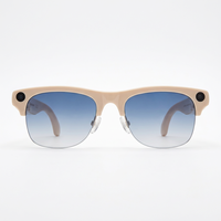 Lunettes Intelligentes Sans Fil avec Caméra 8MP, Commande Vocale IA, WiFi 6, Étanchéité IPX67, Vidéo 1280x720P pour le Sport, la Conduite et les Voyages