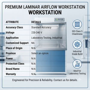 Estación de Trabajo de Flujo Laminar Premium para Aplicaciones Industriales y de Laboratorio (220-240V) - Product Image 6