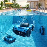Addotron XT Pro: Robot Limpiafondos Inalámbrico de Diseño Moderno para Piscinas, Selección de Color Personalizada, Limpieza Profunda de Paredes y Fondo