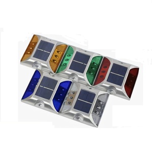 Reflector LED de Cerámica y Vidrio 105, Metálico, con Energía Solar, de Aluminio, para Seguridad Vial - Product Image 1