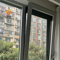 Fenêtre moderne en PVC à ouverture oscillo-battante, économie d'énergie, insonorisée, en acier plastique, ouverture vers l'intérieur, triple vitrage isolant, pour villa résidentielle
