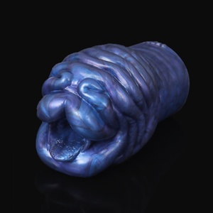 GEEBA Sex <b>Toys</b> <b>for</b> <b>Men</b> Silicone Vagina Male Masturbator Soft Stick Animal Mouth and Deep Throat Artificial Pocket Pussy Massager - Product Image 4