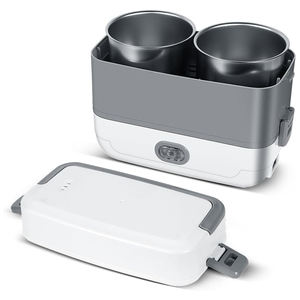 Boîte à lunch chauffante électrique de haute qualité, intérieur en acier inoxydable, capacité de 2,0 L, classe d'efficacité énergétique, double tension 110V/220V - Product Image 6