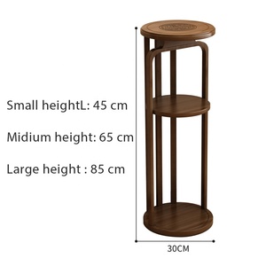 Support de <span class=keywords><strong>plante</strong></span> en <span class=keywords><strong>bois</strong></span> moderne pour l'affichage de fleurs d'intérieur Support d'étagère créatif pour la décoration de la maison - Product Image 3