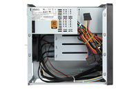 Serveur de stockage NAS 6 baies avec carte mère MINI ITX B360, alimentation Flex 1U 300W