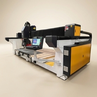 Scie à pont CNC 4+1 axes GD pour la découpe de pierre 1825 2030, marbre, granit, quartz, planification de comptoirs de cuisine, moteur servo 15kW