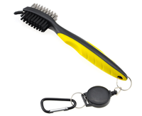 Brosse de nettoyage de golf portable de luxe de haute qualité pour clubs de golf - Accessoires de golf durables et légers