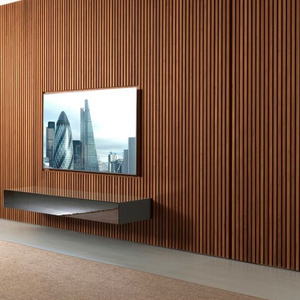 Không thấm nước nội thất tấm Tường WPC louver tường Bảng điều khiển nội thất louver Ốp Sàn gỗ - Product Image 1