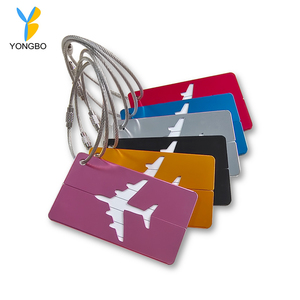 Bán buôn tùy chỉnh du lịch hành lý tag Chất lượng cao khuyến mại Túi tag trống Hợp kim nhôm hành lý tag máy bay - Product Image 6