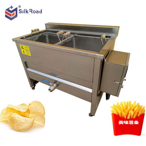 Macchina per Friggere Patatine Fritte e Cipolle in Acciaio Inox, Friggitrice per Pani Puri, Macchina per Impasto Fritto - Product Image 4