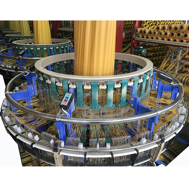 Automatic newest weaving fabric of pp woven bags four shuttle circular loom machine with customized color