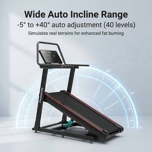 Tapis de <span class=keywords><strong>course</strong></span> intelligent en PVC avec grande plateforme de <span class=keywords><strong>course</strong></span>, équipement de fitness haut de gamme pour la maison, moteur électrique 2,5 CV, entraînement inclinable - Product Image 4