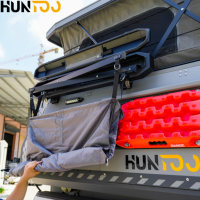 Remorque de voyage pliable tout-terrain multifonctionnelle en aluminium Huntoo 4x4, légère, imperméable, pour le camping en plein air, pour pick-up