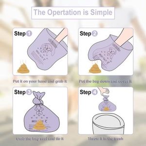 Factory Direct <b>Small</b> MOQ <b>Compostable</b> Poop Bag Refills Leakproof Pet Poop Bag Lavender Scent - Product Image 5