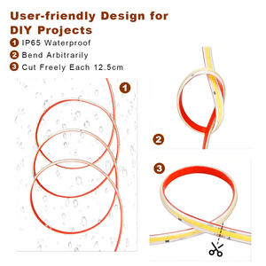 Tiras de Luces <span class=keywords><strong>LED</strong></span> <span class=keywords><strong>COB</strong></span> de Alto Voltaje 110V <span class=keywords><strong>220V</strong></span>, Impermeables IP65 para Interiores y Exteriores, para Centros Comerciales, Decoración del Hogar, Tiras <span class=keywords><strong>LED</strong></span> <span class=keywords><strong>220v</strong></span> <span class=keywords><strong>COB</strong></span> - Product Image 5