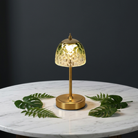Lampe de table portable à piles, style médiéval, en fer, pour restaurant, hôtel de luxe, avec variateur d'intensité tactile, fabriquée par [Nom du fabricant]