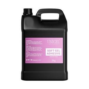 Unigel Venta al por mayor Materia prima KG Paquete Prensa en pegamento para uñas Logotipo personalizado Puntas de uñas súper adhesivas <span class=keywords><strong>Gel</strong></span> suave - Product Image 3