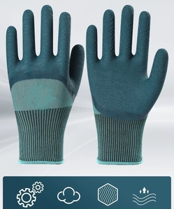 Gants en caoutchouc épais anti-crevaison, gants en mousse <span class=keywords><strong>de</strong></span> caoutchouc semi-attachés pour pneus, gants industriels antidérapants et résistants à l'usure - Product Image 2