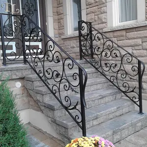 Wrought iron railings design metal staircase balustrade wrought iron handrails outdoor stairs