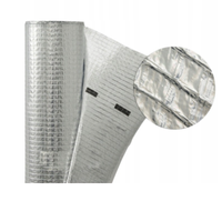 Feuille d'isolation en aluminium composite renforcée de maille de fibre de verre, réflectivité 90%-97%, écologique, pour re-laminage