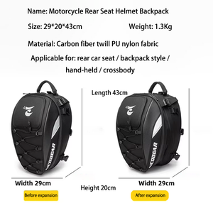Nuova Borsa Impermeabile in EVA per Casco Integrale da Moto, Zaino Posteriore da 35L, Attrezzatura per Touring in Moto - Product Image 6
