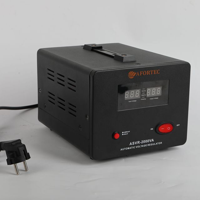 Voltage Regulators 3KVA 50KVA Single-Phase AC Current Voltage Regulator Stabilizer AVR SCR Servo Motor Copper Made