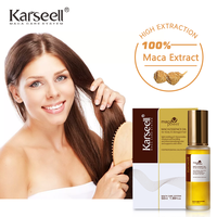 Huile d'Argan Karseell Prix Usine, Huile d'Argan Marocaine à Base de Plantes pour Hydrater les Cheveux, Sérum Capillaire à l'Huile d'Argan, Vente en Gros