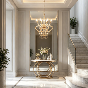 Lampadario Moderno a LED in Cristallo per Sala da Pranzo, Viola, Oro Champagne, Argento, Vetro Trasparente, Vetro Colorato - Product Image 6
