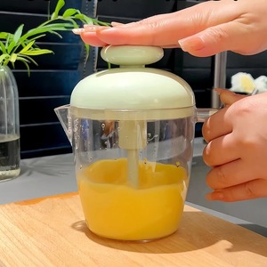 Handheld Manual Press Egg Mixer, Essential <b>Kitchen</b> Baking <b>Tool</b> for Cake, Food Mixing and Dessert Preparation - Product Image 6