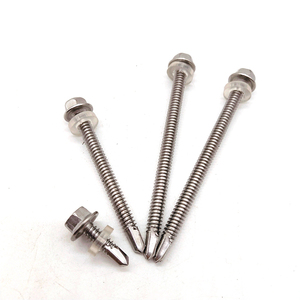 Thép Không Gỉ <span class=keywords><strong>Sus</strong></span> 410 Khoan Lợp Vít Tự Khai Thác Vít 75Mm Cho Gỗ 2-12 Mm - Product Image 4