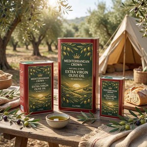 Boîtes en fer blanc pour huile d'olive en gros, 500 ml-5 L, contenants en fer blanc de qualité alimentaire pour l'emballage d'huile, impression personnalisée disponible - Product Image 5