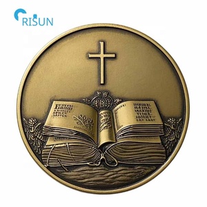 Pièce commémorative personnalisée en métal émaillé, Croix de <span class=keywords><strong>Dieu</strong></span>, Bible, Christianisme, Religion chrétienne, Pièce de défi personnalisée, Foi - Product Image 6