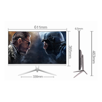 Monitor Gaming Oem de 27 Pulgadas 4K, Pantalla Curva Full HD con Freesync y HDR para PC