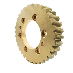 定制钢蜗轮工业超精密齿轮六角轴，用于选定的齿轮箱