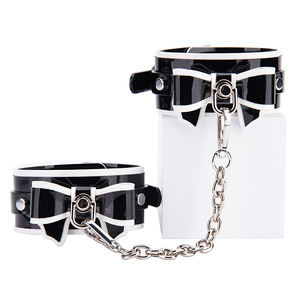 Jouets Bdsm de haute qualité en cuir Bondage menottes <span class=keywords><strong>esclave</strong></span> Bdsm poignets pour mains et <span class=keywords><strong>pieds</strong></span> - Product Image 4